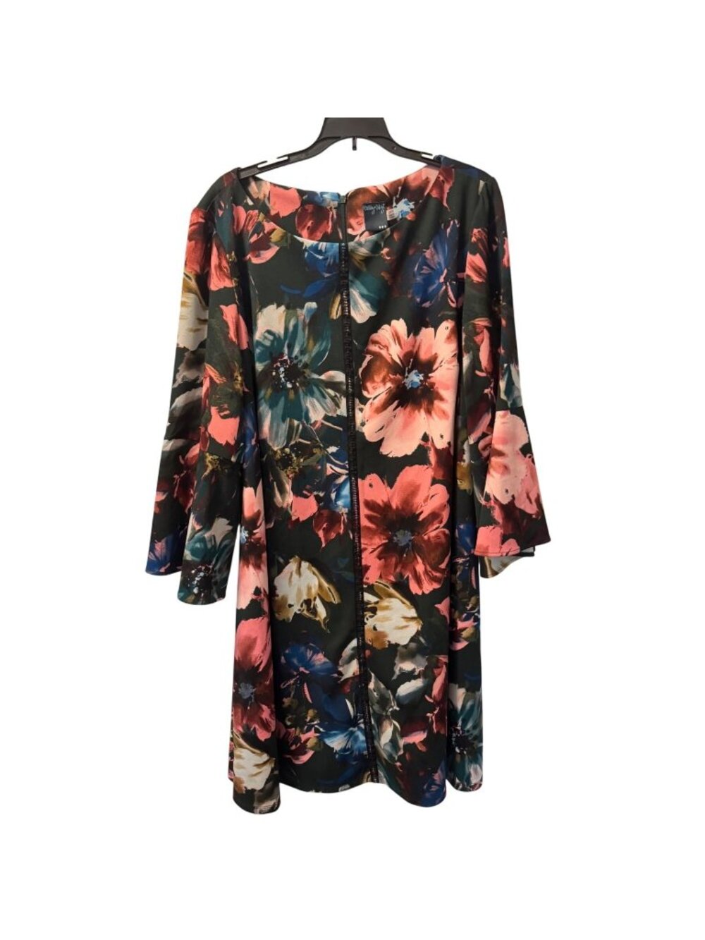Gabby Skye Dress Sz 18W Floral Print Dress Green Multi Floral Dress